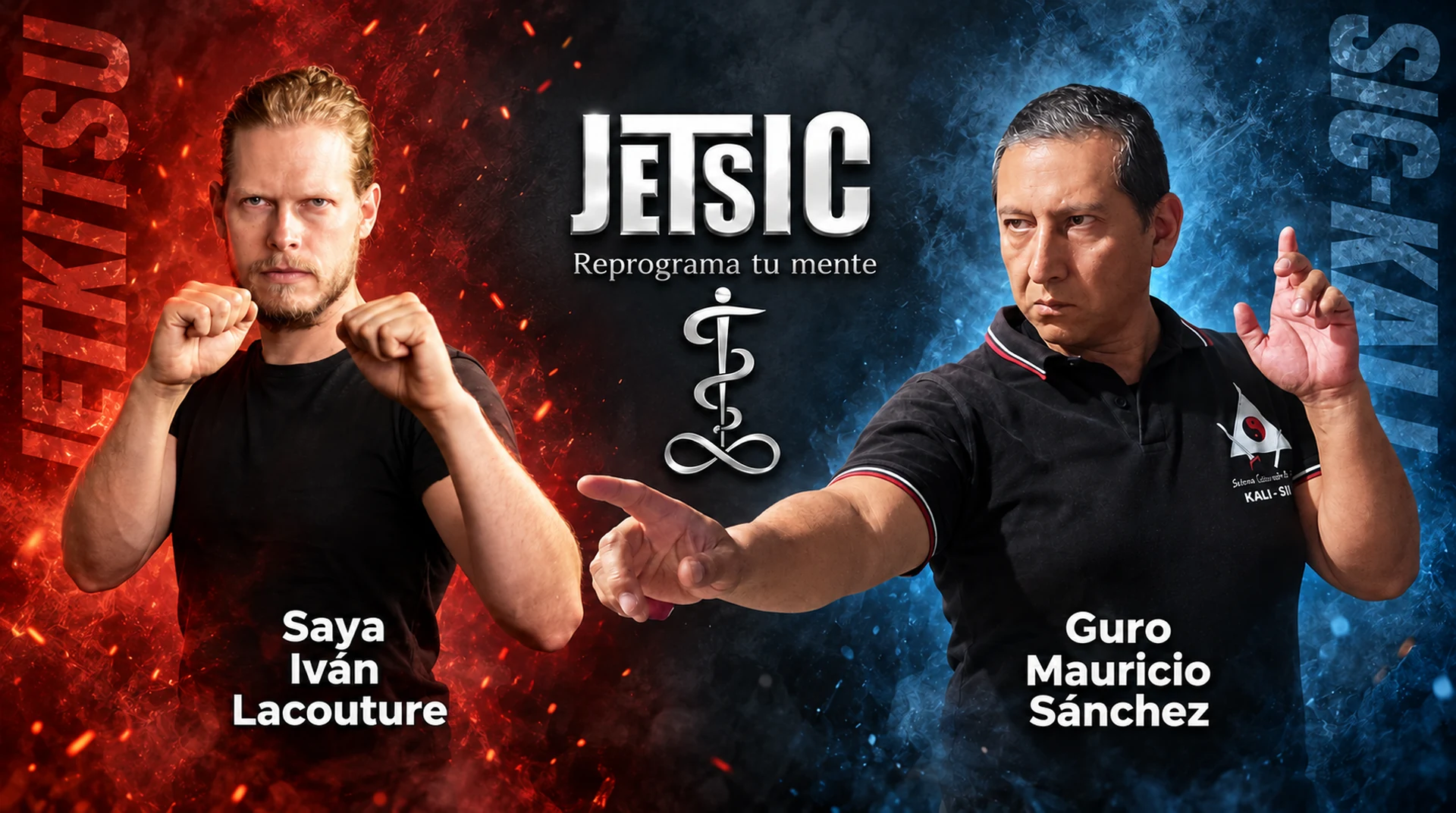 Guro Mauricio Sánchez y Saya Lacouture de Z con armas de Impacto y de filo